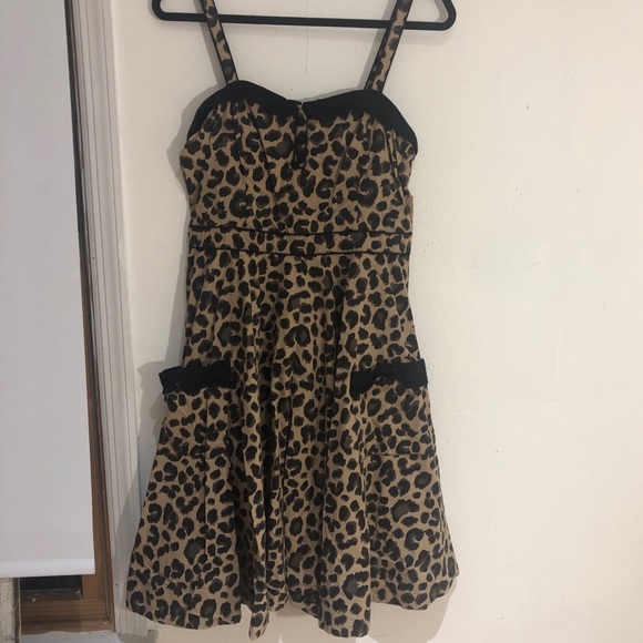 H&M Leopard Print Pinup Dress - Picture 1 of 5